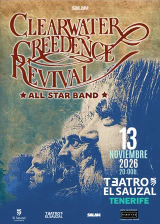 Clearwater Creedence Revival El Sauzal noviembre 2026