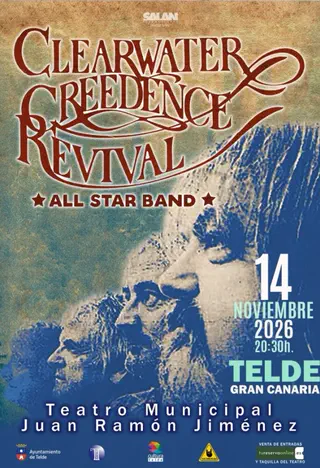 Clearwater Creedence Revival Telde noviembre 2026